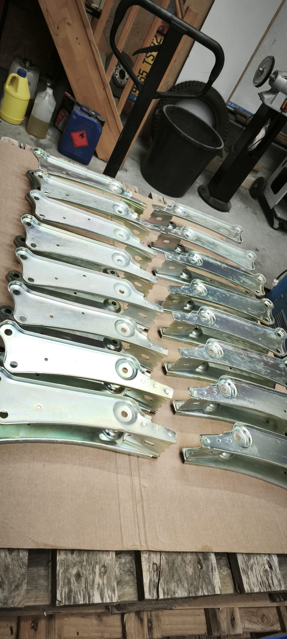 Finition zinc sur pièces mécaniques